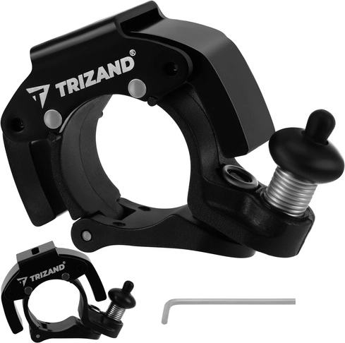 Mechaninis dviračio skambutis Trizand juodas 90–100 dB