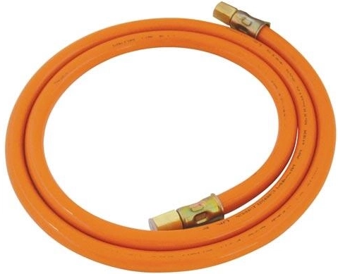 Gas Hose 2.5 m with Brass M9x0.75 Fittings