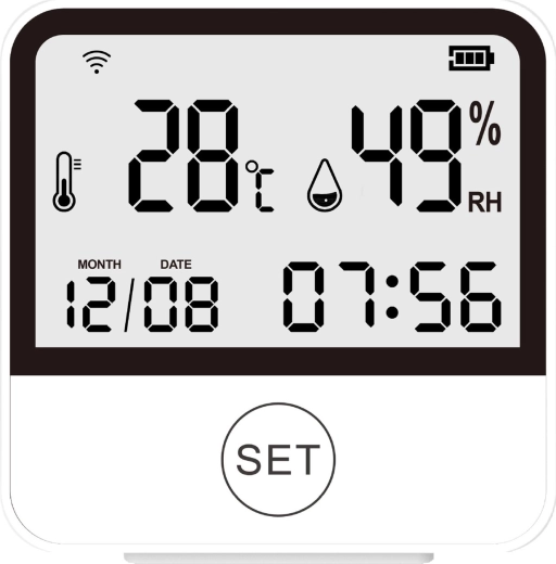 BLOW belaidė meteostotis su Wi‑Fi (Tuya Smart)