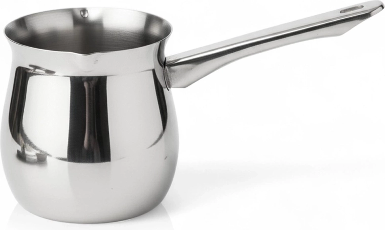 Stainless steel cezve for Turkish coffee 400 ml