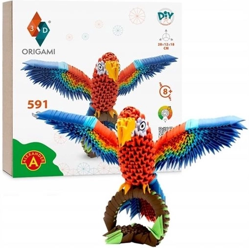 Origami 3D Parrot