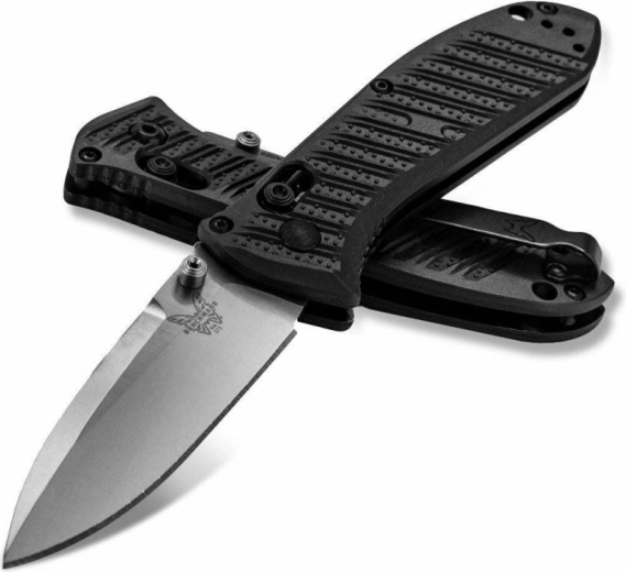Benchmade Mini Presidio II Satin tactical folding knife
