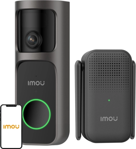 Imou belaidis vaizdo durų skambutis Doorbell 3 Kit (su imtuvu)