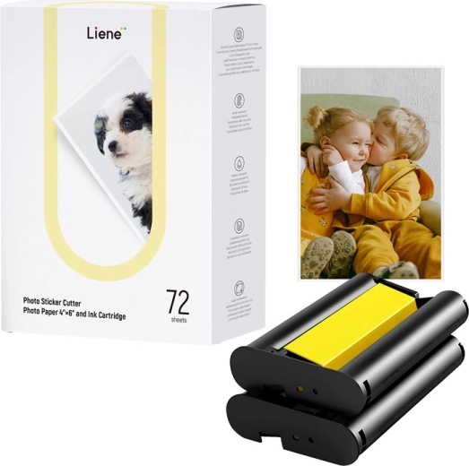 Liene PixCut Photo Paper 4x6, 72 Sheets