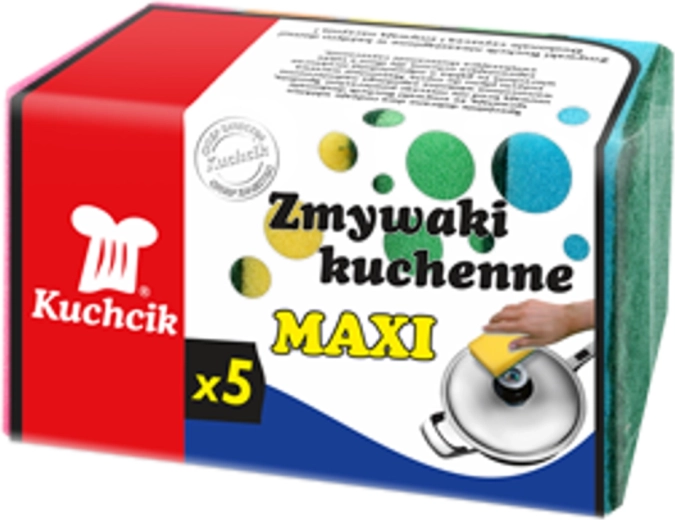 Kuchcik Maxi kitchen sponges – set of 5