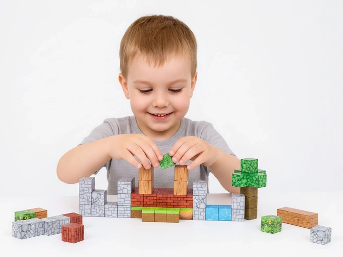 Develops creativity and spatial thinking