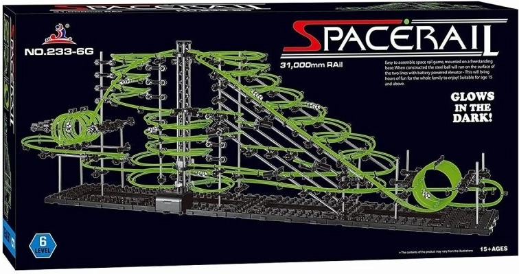 SpaceRail marble run level 6G - 1 piece