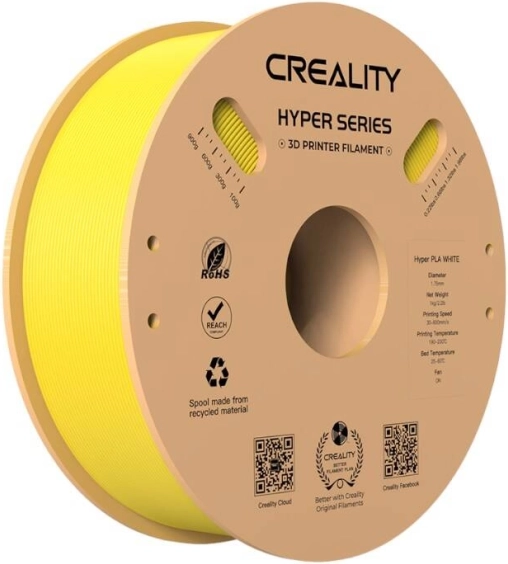 Filamentas Creality Hyper PLA 1,75 mm geltonas 1 kg