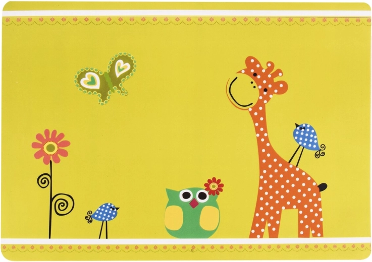 Vaikiškas stalo padėkliukas UH žirafa 35 × 25 cm