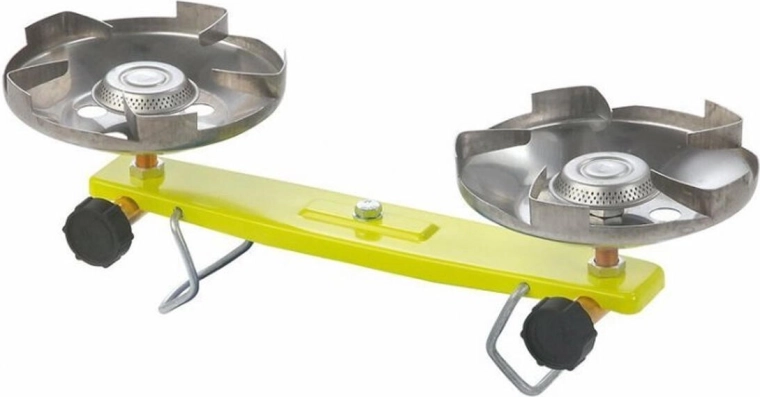 PICAMP Double-Burner LPG Camping Stove
