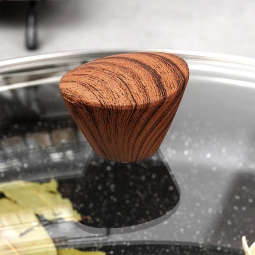 Patogus laikiklis su medžio išvaizda ir garų išleidimas