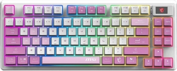 MSI Forge GK600 TKL Wireless Gaming Keyboard Violet US