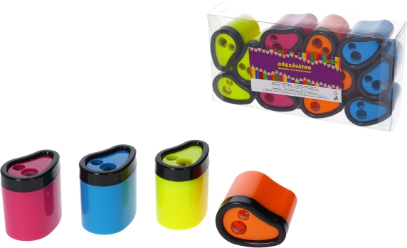 Drožtukas dviem pieštukams su talpykla