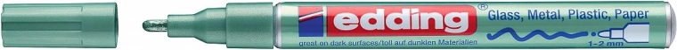 Metallic Green Paint Marker Edding 751