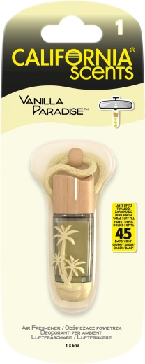 Hanging Air Freshener CALIFORNIA SCENTS Vanilla Paradise