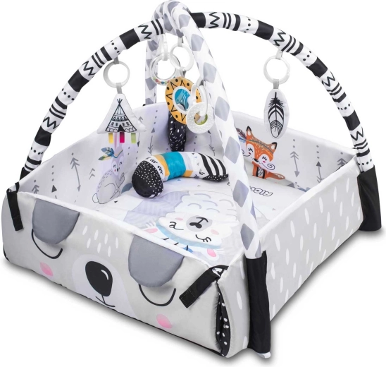 3-in-1: open mat, nest, and activity center