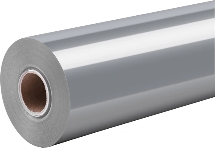 Glossy self-adhesive vinyl HTVRONT 30.5 × 180 cm, silver