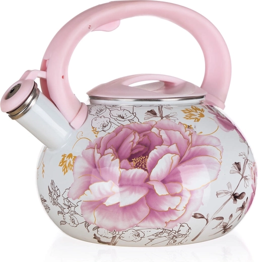 Emaliuotas arbatinukas 3 l MAGNOLIA, skersmuo 22,5 cm