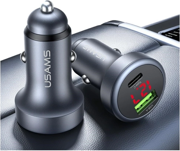 Two ports for simultaneous charging