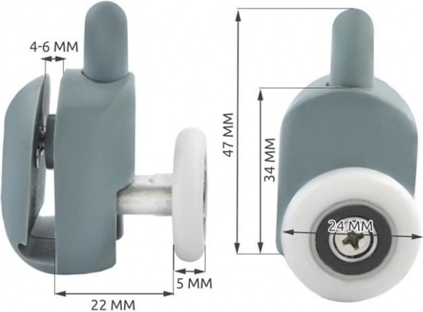 Compatible with 4–6 mm glass