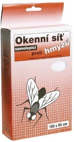 Savaime prilimpantis langų tinklelis nuo vabzdžių 150 × 180 cm, juodas, stiklo pluoštas