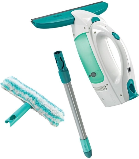 Window Vacuum Cleaner with 43 cm Handle and Mop LEIFHEIT Window Cleaner