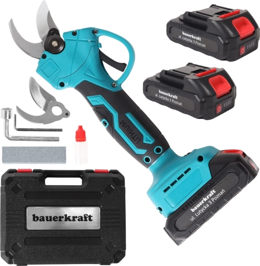 21 V Cordless Electric Garden Pruning Shears for Branches and Hedges