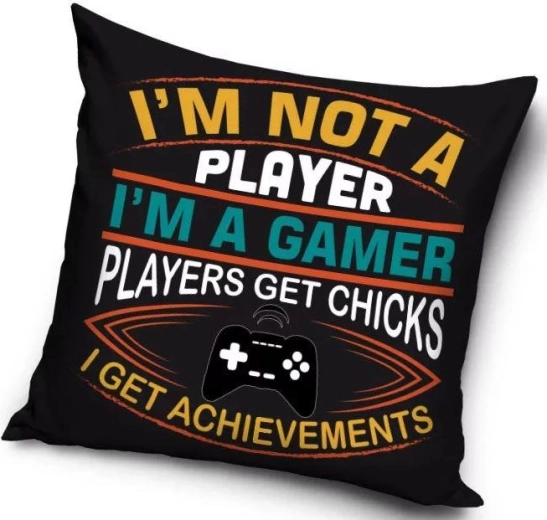 Dekoratyvinis pagalvėlės užvalkalas Gamer
