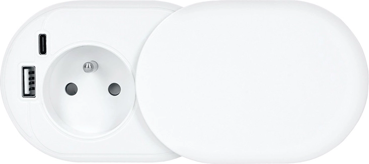 Greitasis USB įkrovimas: USB-C PD 20 W + USB-A QC 3.0