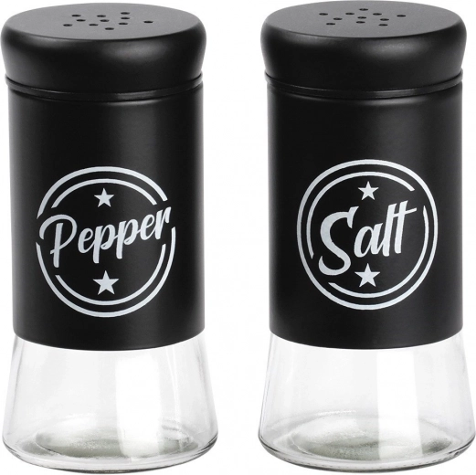 Patvarus stiklas ir matinis juodas metalas