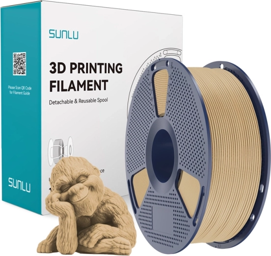 Sunlu Wood filament pro 3D printing maple