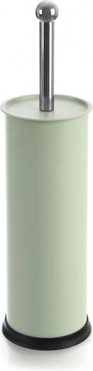Tualeto šepetys su stovu GREENISH, metalinis, žalias, 10 × 38,5 cm