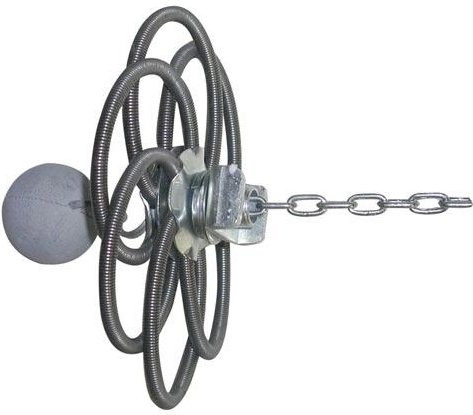 Kamino šepetys su svoriu 130–230 mm, 6 spyruoklės