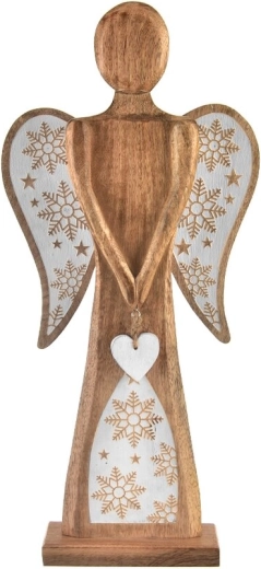 Kalėdinė dekoracija angelas Mango White 60 cm