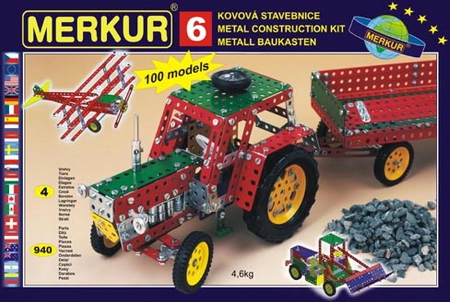 Konstruktorius MERKUR – 100 modelių