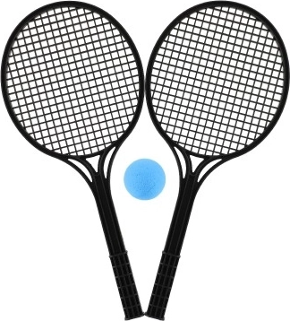 Two rackets for playing as a pair