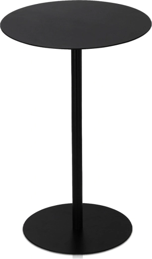 Apvalus metalinis staliukas-atrama juodas 35 × 53 cm Trends4You