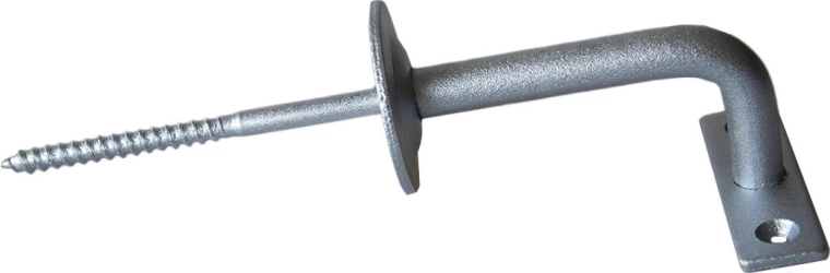 Classic Handrail Bracket – white zinc
