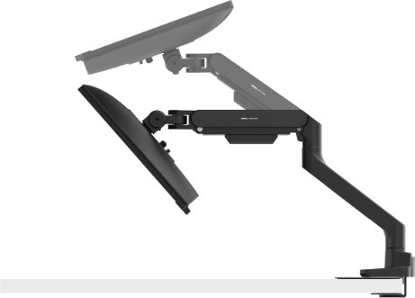 Ergonomic monitor position adjustment