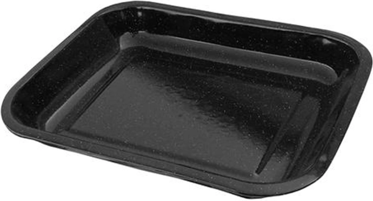 Emaliuota kepimo skarda 34 × 26,5 × 5 cm