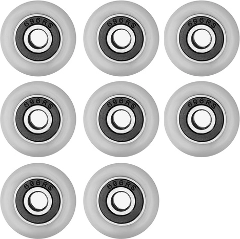 Universalus 23 × 6 mm dydis daugumai dušo kabinų
