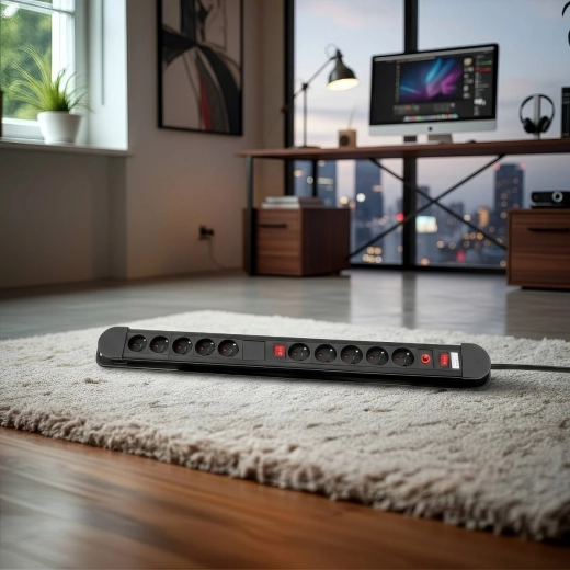 Dvi lizdų grupės su nepriklausomais jungikliais