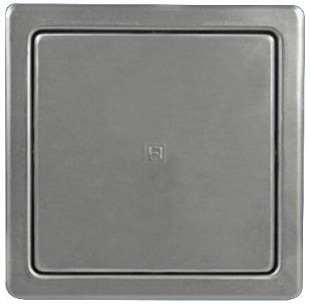 Stainless steel bath access door 150 × 150 mm