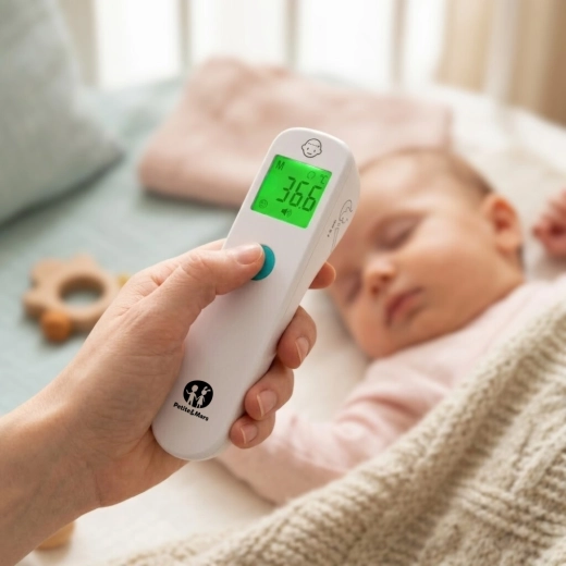 Non-contact measurement without waking your baby