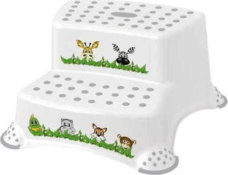Vaikiškas dviejų pakopų laiptelis BANQUET Jungle, 40,5 × 37 × 21 cm