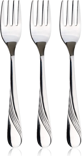 Nerūdijančio plieno stalo šakutės CELESTRA, 3 vnt. rinkinys