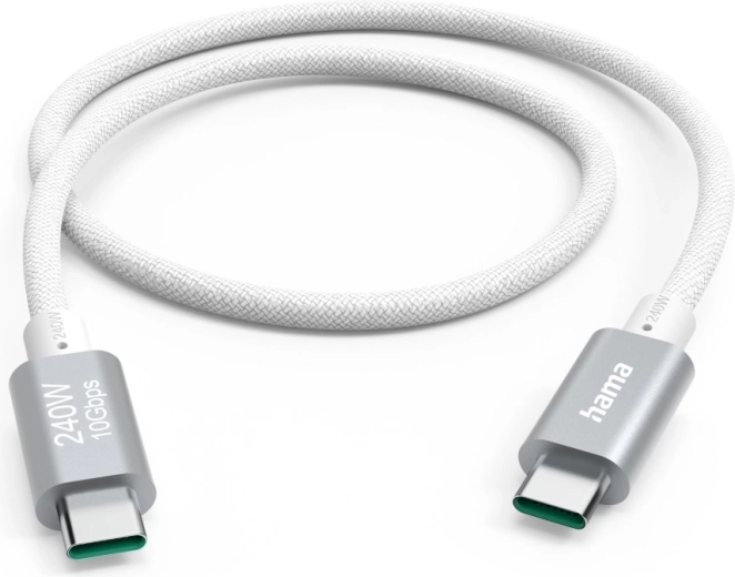 Hama įkrovimo ir duomenų kabelis USB‑C į USB‑C 240 W