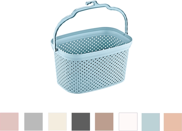 Skalbinių segtukų krepšelis Diamond 2,8 l