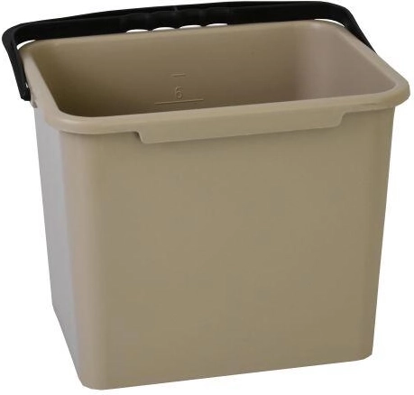 Kvadratinis plastikinis kibiras 7 l
