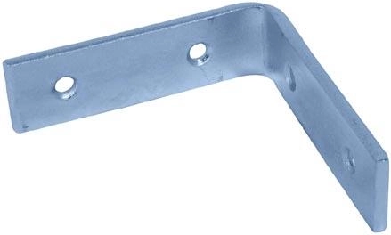 Equal angle bracket 40 × 100 × 100 mm, galvanized, pack of 4